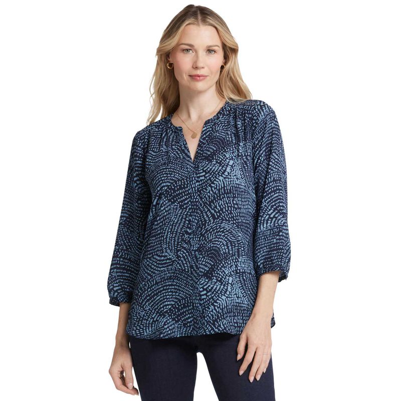 NYDJ Pintuck Blouse image number 7